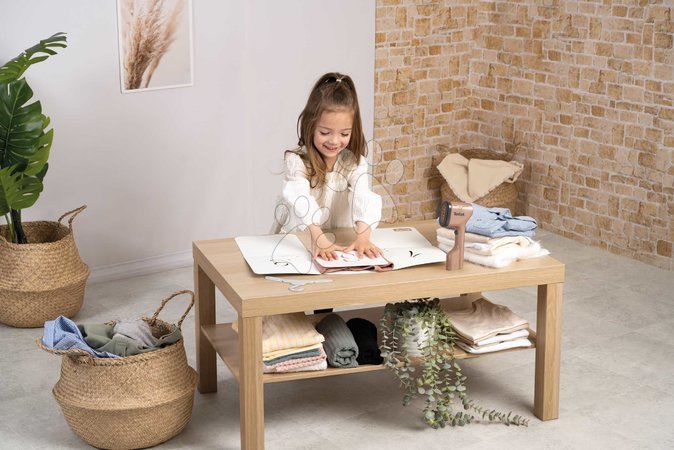 Bügeleisen für Kinder - Handdampfer mit Bügelbrett – Tefal Steam&Fold Set Smoby - 24
