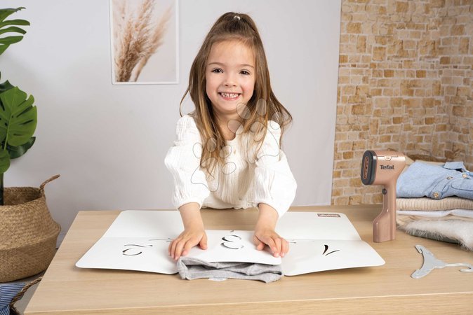 Bügeleisen für Kinder - Handdampfer mit Bügelbrett – Tefal Steam&Fold Set Smoby - 28