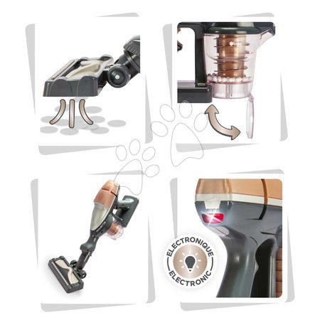 Ab 3 bis 6 Jahren vom Hersteller Smoby - Stielsauger mit Sound und Licht Rowenta Air Force Vacuum Cleaner Smoby_1
