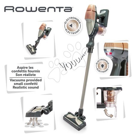 Kinder-Staubsauger mit Stiel - Stielsauger mit Sound und Licht Rowenta Air Force Vacuum Cleaner Smoby - 2