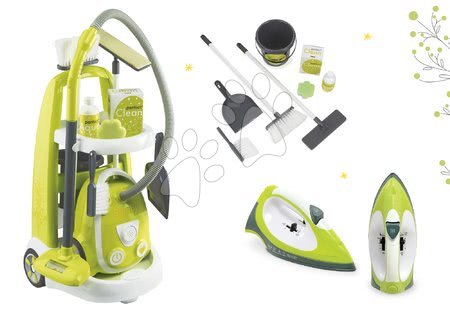 Úklidové vozíky sety - Set úklidový vozík s elektronickým vysavačem Clean Smoby - 33