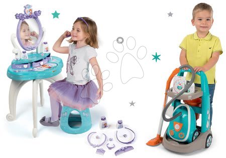 Hry na domácnost - Set úklidový vozík s elektronickým vysavačem Vacuum Cleaner Smoby - 21