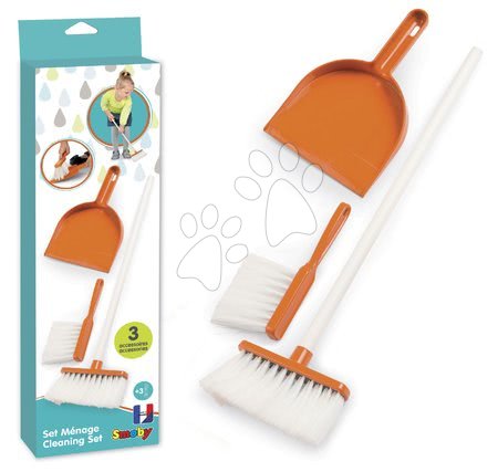 Dětské úklidové vozíky - Smeták s lopatkou na úklid Aqua Clean Smoby - 3
