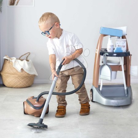 Reinigungswagen für Kinder - Putzwagen mit elektronischem Staubsauger Rowenta Vacuum Cleaner Smoby - 5