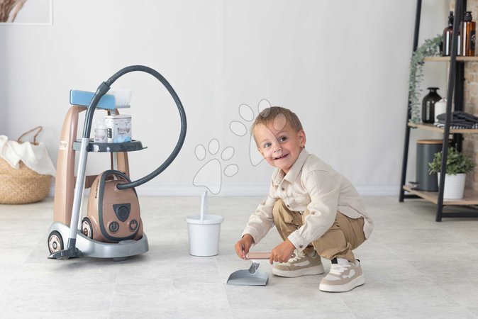 Reinigungswagen für Kinder - Putzwagen mit elektronischem Staubsauger Rowenta Vacuum Cleaner Smoby - 6