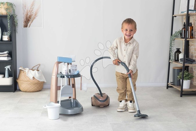 Reinigungswagen für Kinder - Putzwagen mit elektronischem Staubsauger Rowenta Vacuum Cleaner Smoby - 7