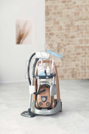 Reinigungswagen für Kinder - Putzwagen mit elektronischem Staubsauger Rowenta Vacuum Cleaner Smoby - 9