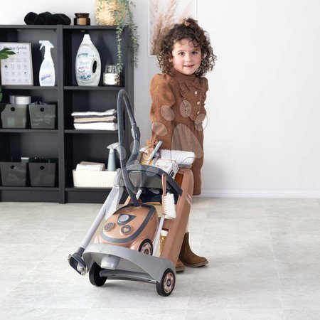 Reinigungswagen für Kinder - Putzwagen mit elektronischem Staubsauger Rowenta Vacuum Cleaner Smoby - 10