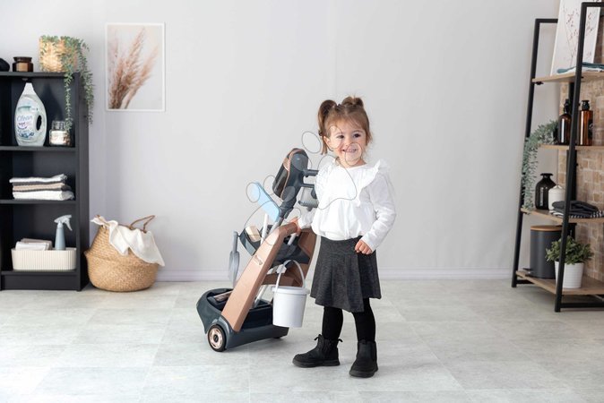 Reinigungswagen für Kinder - Putzwagen mit Stielsauger Rowenta Trolley Upright Hoover Smoby - 3