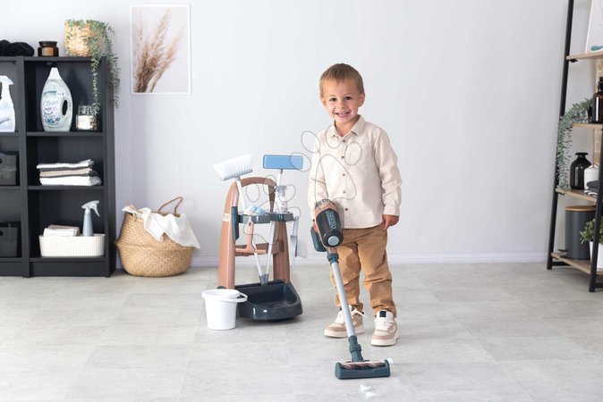 Reinigungswagen für Kinder - Putzwagen mit Stielsauger Rowenta Trolley Upright Hoover Smoby - 4