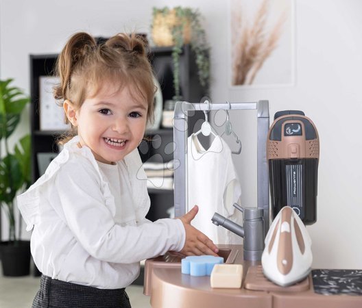 Haushaltsspielzeug - Waschecke mit Waschmaschine und Staubsauger Rowenta Wash&Clean Laundry – Smoby - 4