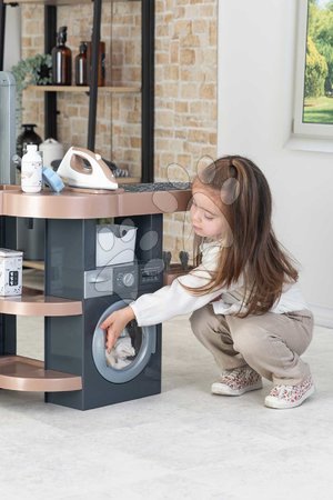 Haushaltsspielzeug - Waschecke mit Waschmaschine und Staubsauger Rowenta Wash&Clean Laundry – Smoby - 17