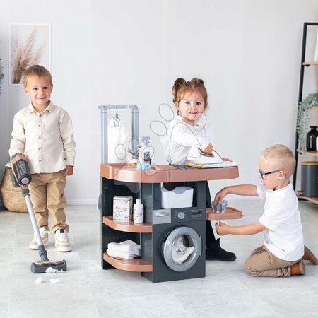 Haushaltsspielzeug - Waschecke mit Waschmaschine und Staubsauger Rowenta Wash&Clean Laundry – Smoby - 22