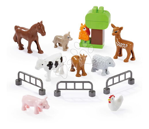 Kit de construção e blocos | Página 2 - Blocos de montar em estojo Os Animais do Campo Écoiffier_1