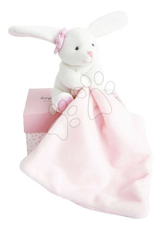 Jucării de alint și de adormit - Iepuraș de pluș pentru alint Bunny Flower Box Doudou et Compagnie - 2