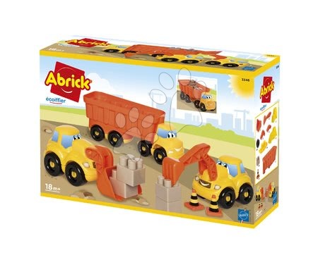 Stavebnice Abrick - Stavebnice Pracovní stroje Écoiffier - 2