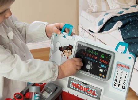 Orvosok és állatorvosok - Orvosi koffer technikai felszereléssel Medical Case Smoby_1