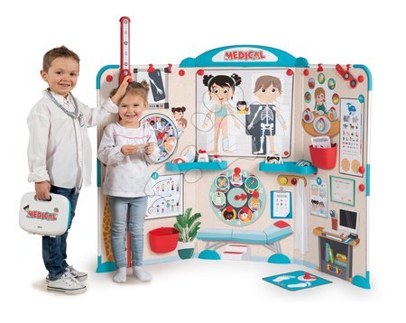 Păpuși - Set căsuță pentru păpușă Large Doll's Play Center Natur D'Amour Baby Nurse Smoby_1