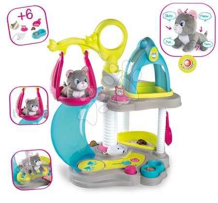 Vorteilhafte Spielzeugsets Smoby vom Hersteller Smoby - Set Katzenhäuser mit dem Sound von Cat's House Veterinary Smoby_1