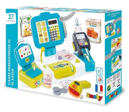 Sklepy dla dzieci  - Kasa fiskalna Mini Shop Smoby - 9