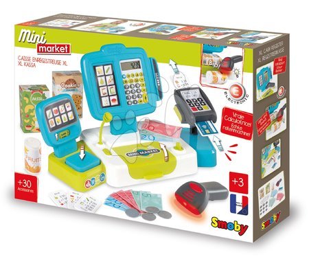 Trgovine za otroke - Elektronska blagajna s kalkulatorjem Large cash Register Smoby - 6