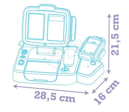 Kinderläden - Registrierkasse Stitch Cash Register Smoby - 3
