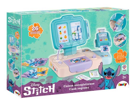 Kinderläden - Registrierkasse Stitch Cash Register Smoby - 4