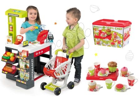 Obchody pro děti sety - Set obchod Supermarket Smoby - 22