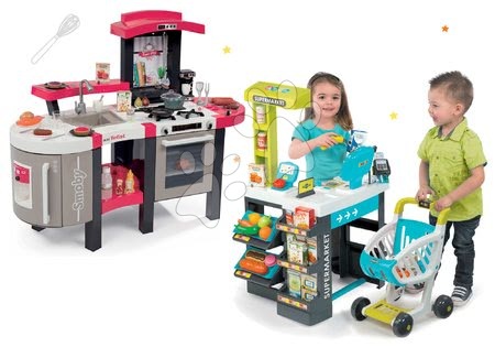 Obchody pro děti sety - Set obchod Supermarket Smoby - 66