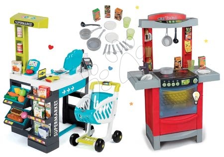 Obchody pro děti sety - Set obchod Supermarket Smoby - 15