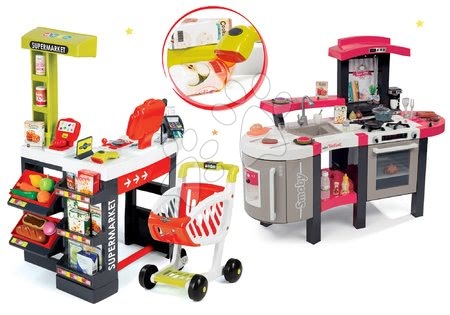 Obchody pro děti sety - Set obchod Supermarket Smoby - 61