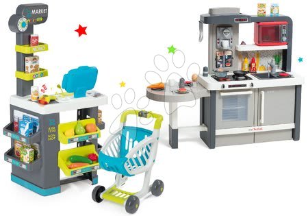 Obchody pro děti sety - Set obchod Supermarket Smoby - 69