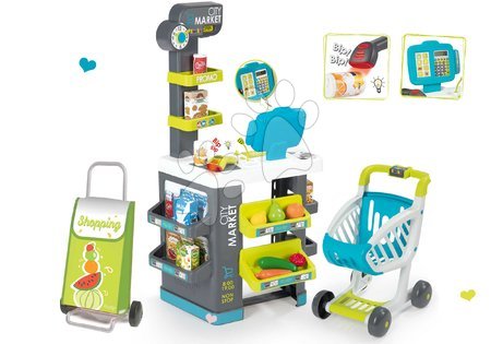 Igre poklicev - Komplet trgovina z živili Market Smoby 