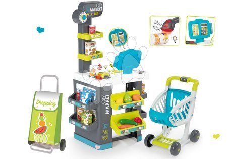 Läden für Kinder - Set Lebensmittelgeschäft Market Smoby