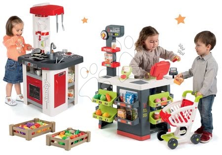 Obchody pro děti sety - Set obchod Supermarket Smoby - 42