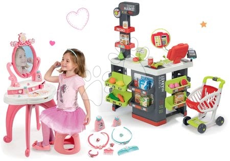 Obchody pro děti sety - Set obchod s vozíkem Supermarket Smoby - 27