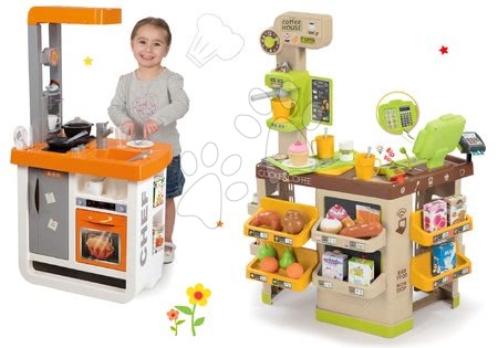 Giochi per le professioni - Set caffetteria con macchina da caffè espresso Coffee House Smoby