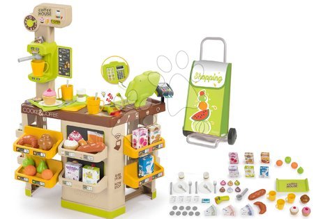 Läden für Kinder - Set Café mit Espressomaschine Coffee House Smoby