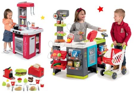 Obchody pro děti sety - Set obchod smíšené zboží Maximarket Smoby