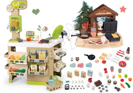 Obchody pro děti sety - Set obchod Ovoce-Zelenina Organic Fresh Market Smoby - 46
