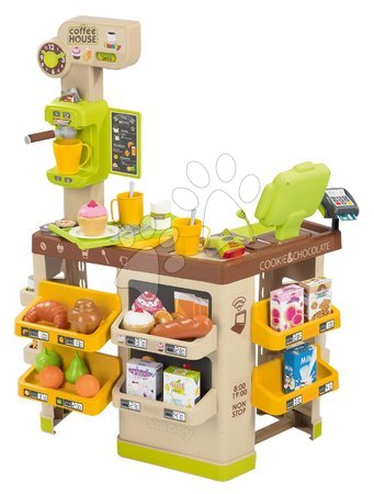 Läden für Kinder - Café mit Bio-Espresso-Kaffeemaschine Kaffeehaus Smoby