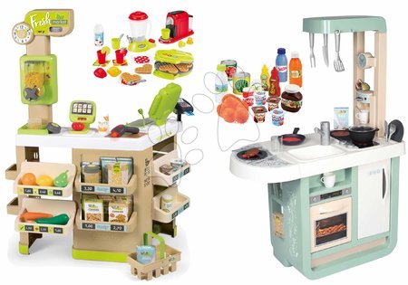 Jucării de rol - Set magazin Bio Fructe-Legume Organic Fresh Market Smoby