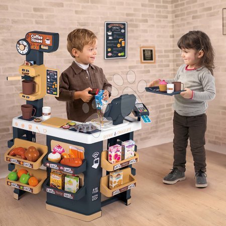 Ab 3 bis 6 Jahren - Bioladen mit Espressomaschine Coffee House Coffee House Smoby - 4