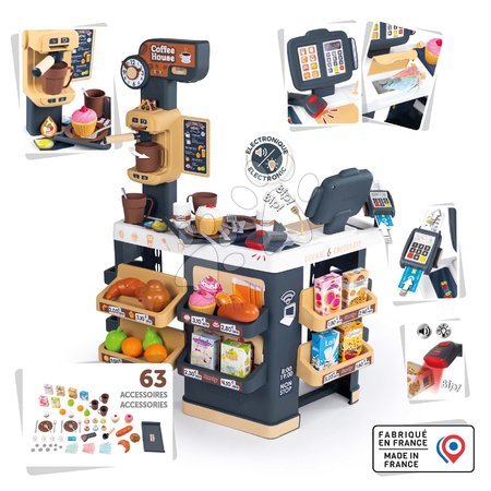 Ab 3 bis 6 Jahren - Bioladen mit Espressomaschine Coffee House Coffee House Smoby - 2