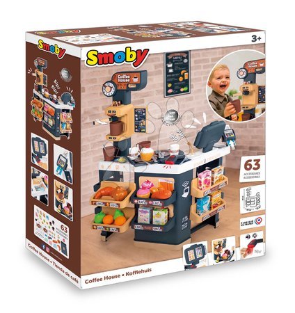 Ab 3 bis 6 Jahren - Bioladen mit Espressomaschine Coffee House Coffee House Smoby - 3