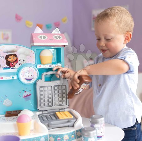 Kinderbäckerei - Verspielte Köchin zur Herstellung von Eis mit einem Waffeleisen Gabby Ice Cream Factory Smoby - 13