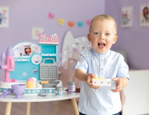 Kinderbäckerei - Verspielte Köchin zur Herstellung von Eis mit einem Waffeleisen Gabby Ice Cream Factory Smoby - 17