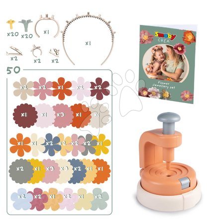 Kreative und didaktische Spielzeuge vom Hersteller Smoby | Seite 2 - Blumenladen mit eigener Herstellung von Blumenschmuck Crea Flower Jewelry Set Smoby_1
