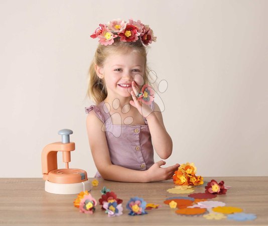 Basteln und Kreativsets - Blumenladen mit eigener Herstellung von Blumenschmuck Crea Flower Jewelry Set Smoby - 8