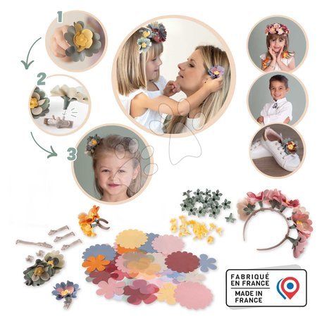 Basteln und Kreativsets - Ersatzmaterial für die Herstellung von Blumen-Schmuck Crea Flower Jewelry Refill Smoby - 2